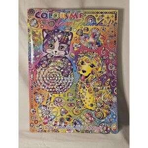 Lisa Frank Bendon Coloring Book Stay Calm & Keep Coloring Adult Coloring- New